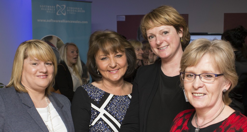 Julie Palmer and colleagues who also attended the event