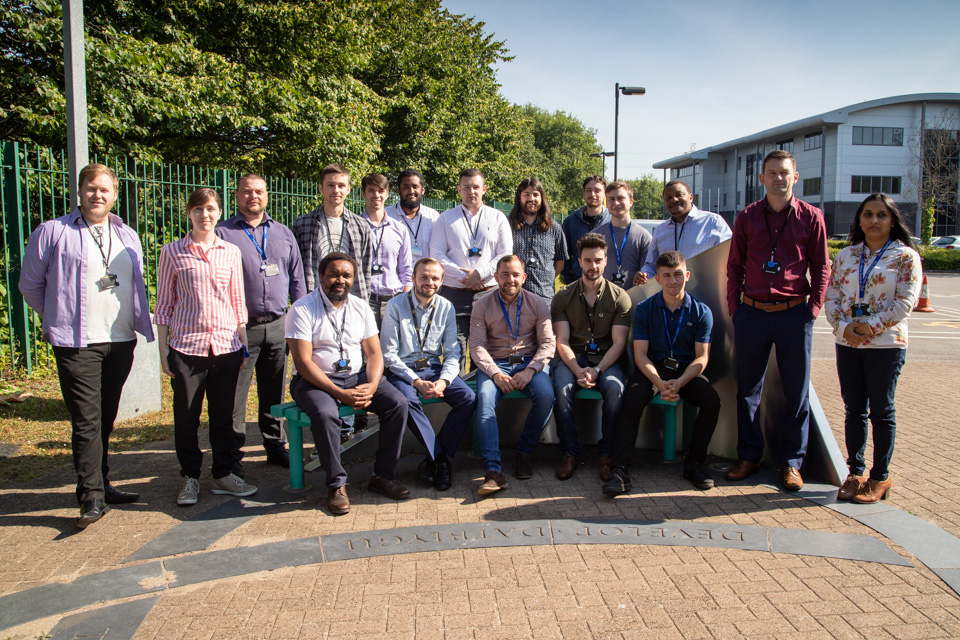 Group of MSc students including Rhysian