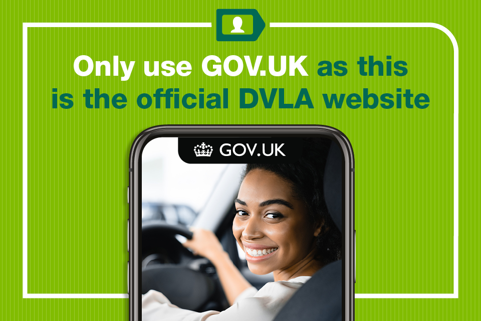 Only use GOV.UK as this is the official DVLA website